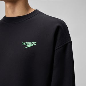 Unisex Team Event Fleece Crew Neck Black