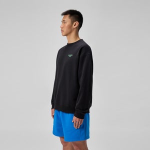 Unisex Team Event Fleece Crew Neck Black