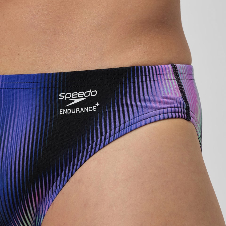 Men's Club Training Printed Brief Purple