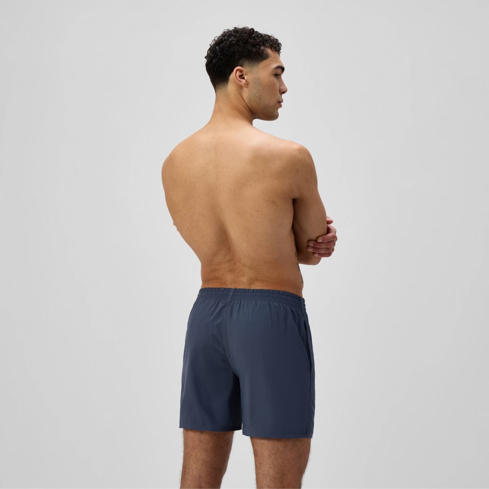 Herren Essential Solid Badeshorts 40 cm Grau