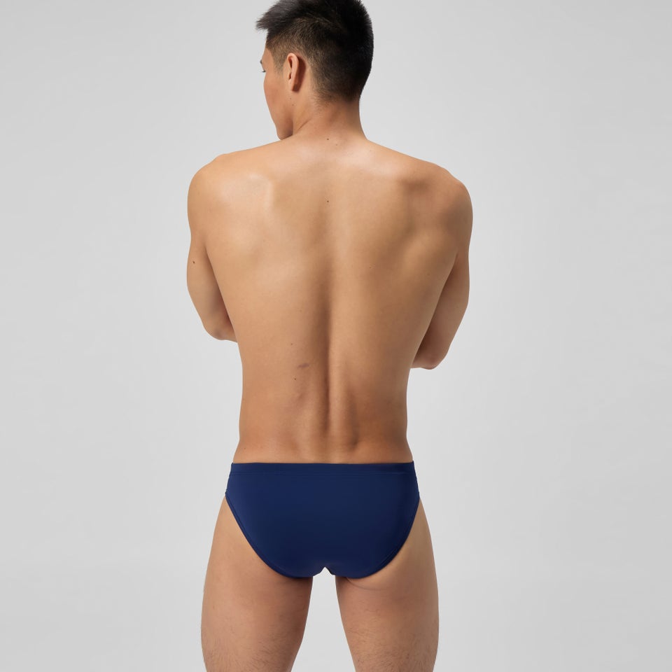 Men's Solid Brief Navy