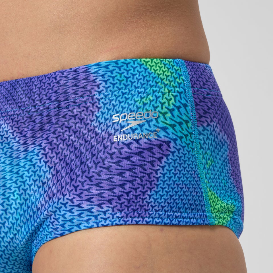 Men's Club Training Printed 13.5cm Brief Blue