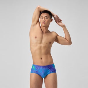 SPEEDO ML PRINTED 13.5CM BRIEF BLUE/GREEN - 38