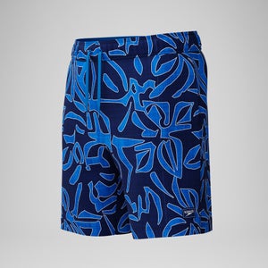 Maillot de bain à imprimé bleu de 18 po Redondo Edge pour hommes