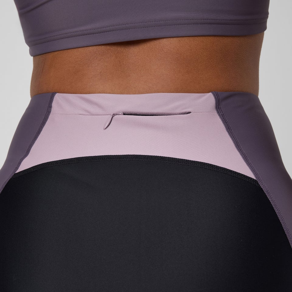 Women's Colorblock Boyleg Bottom Black/Dark Gray