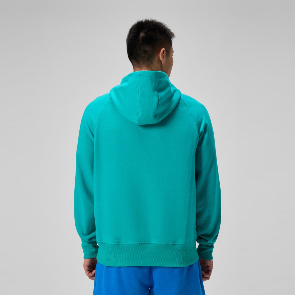 Unisex Fleece Hoodie Turquoise