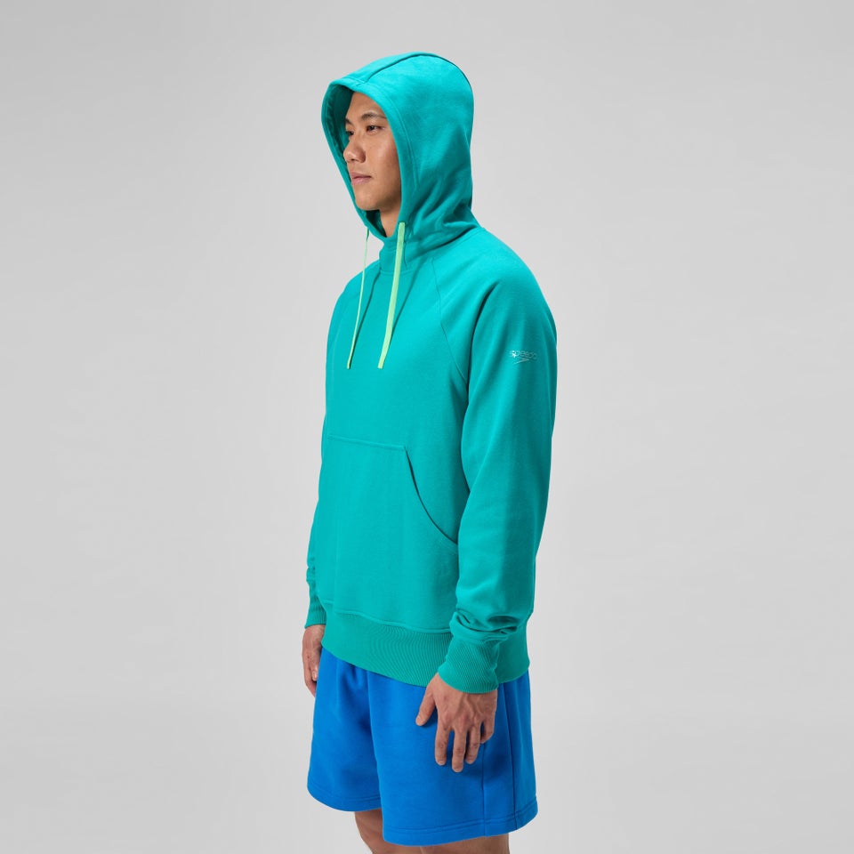 Unisex Fleece Hoodie Turquoise