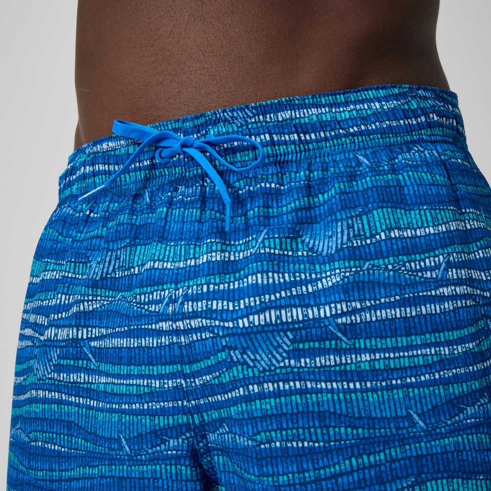 Herren Redondo Edge Badeshorts 40 cm mit Print Blau