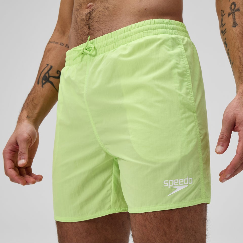 Short de bain Homme Essential 40 cm uni vert