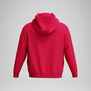 Chandail à capuche d’équipe en polaire rouge unisexe