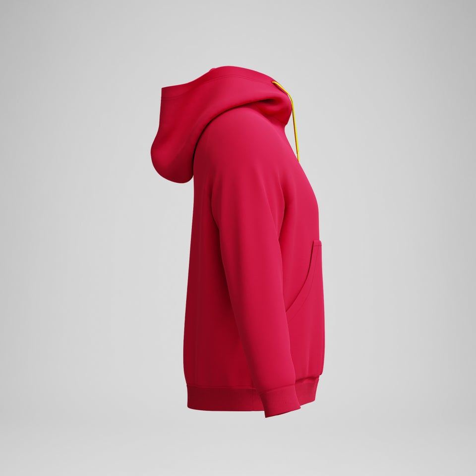 Unisex Fleece Hoodie Red