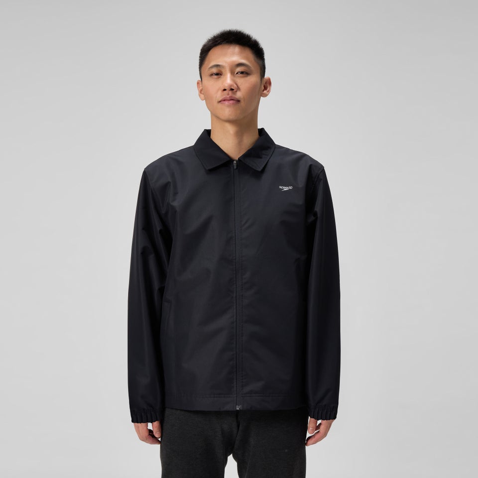 Blouson léger d’équipe tissé unisexe noir