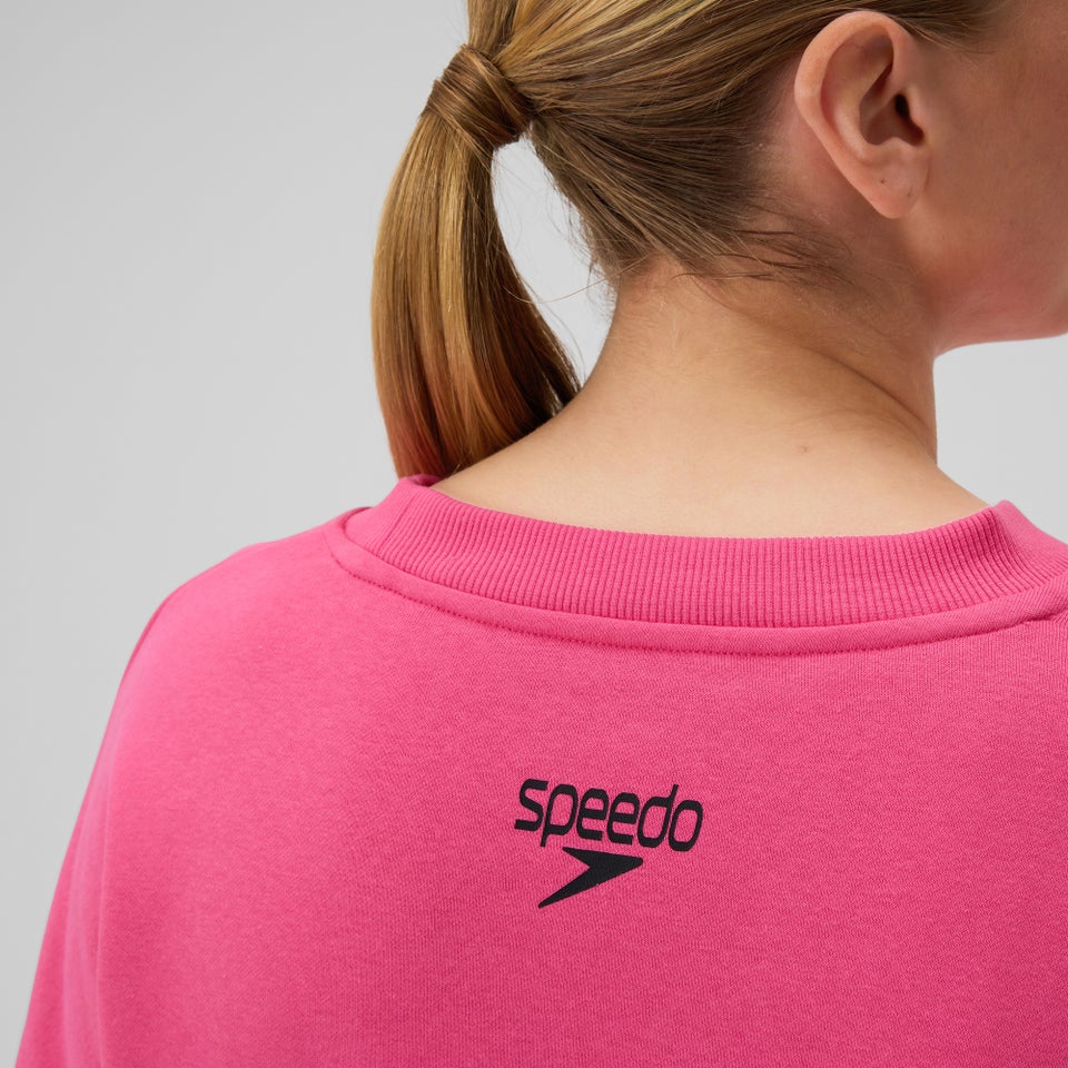 Unisex Team Event Fleece Crew Neck Pink