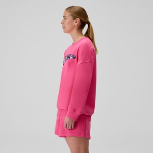 Unisex Team Event Fleece Crew Neck Pink