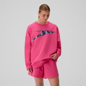 Unisex Team Event Fleece Crew Neck Pink