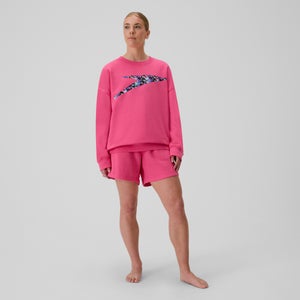 Unisex Team Event Fleece Crew Neck Pink