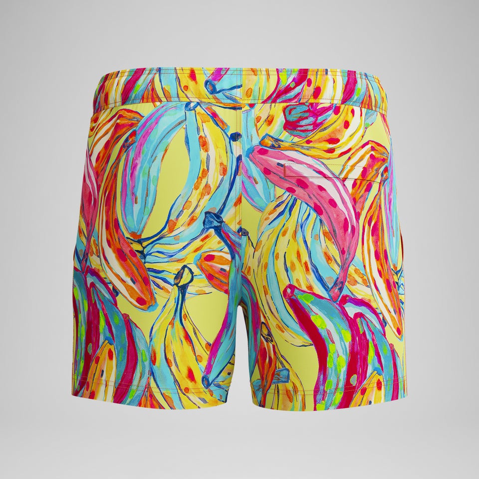 Maillot de bain à imprimé orange/vert de 14 po Redondo Edge pour hommes