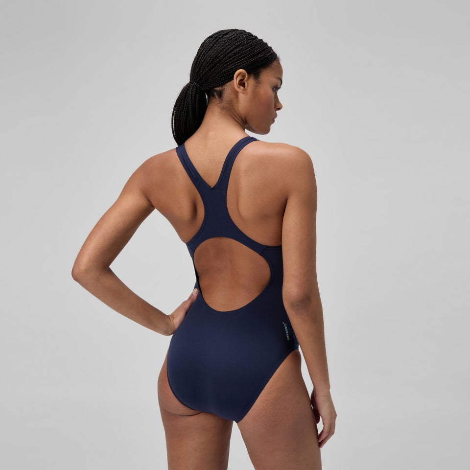 Women's Medalist Printed Swimsuit Blue