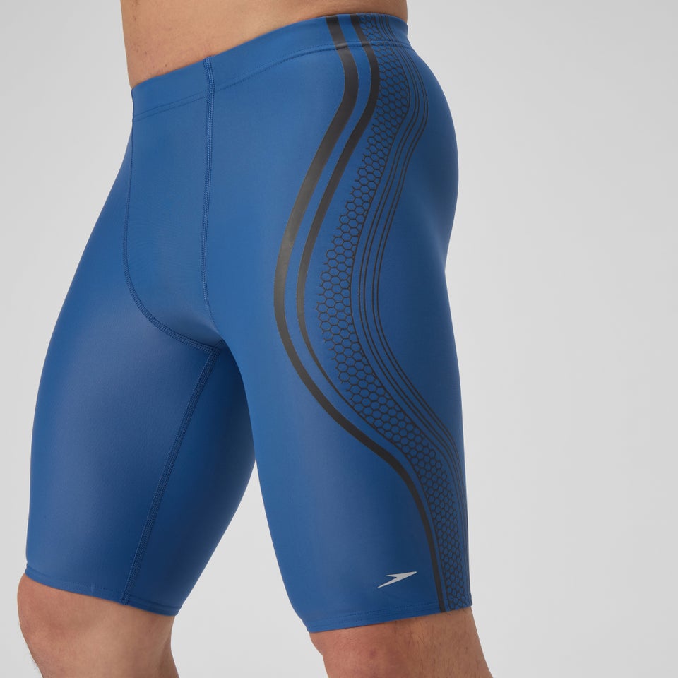 Cuissard de natation imprimé bleu pour hommes Vanquisher Movement