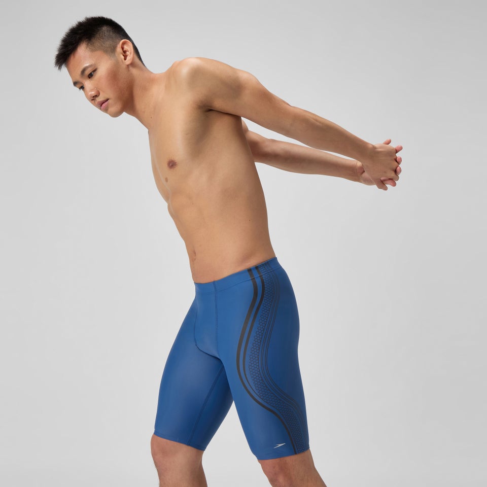 Cuissard de natation imprimé bleu pour hommes Vanquisher Movement