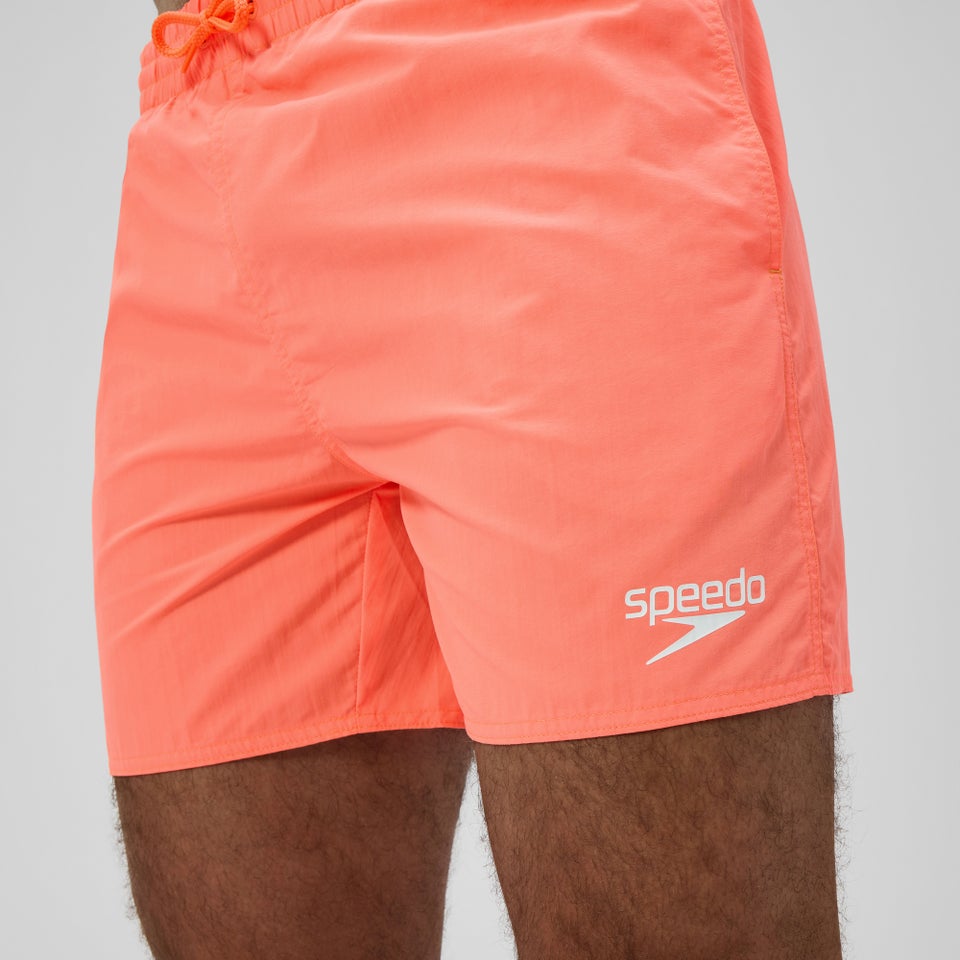 Short de bain Homme Essential 40 cm uni orange