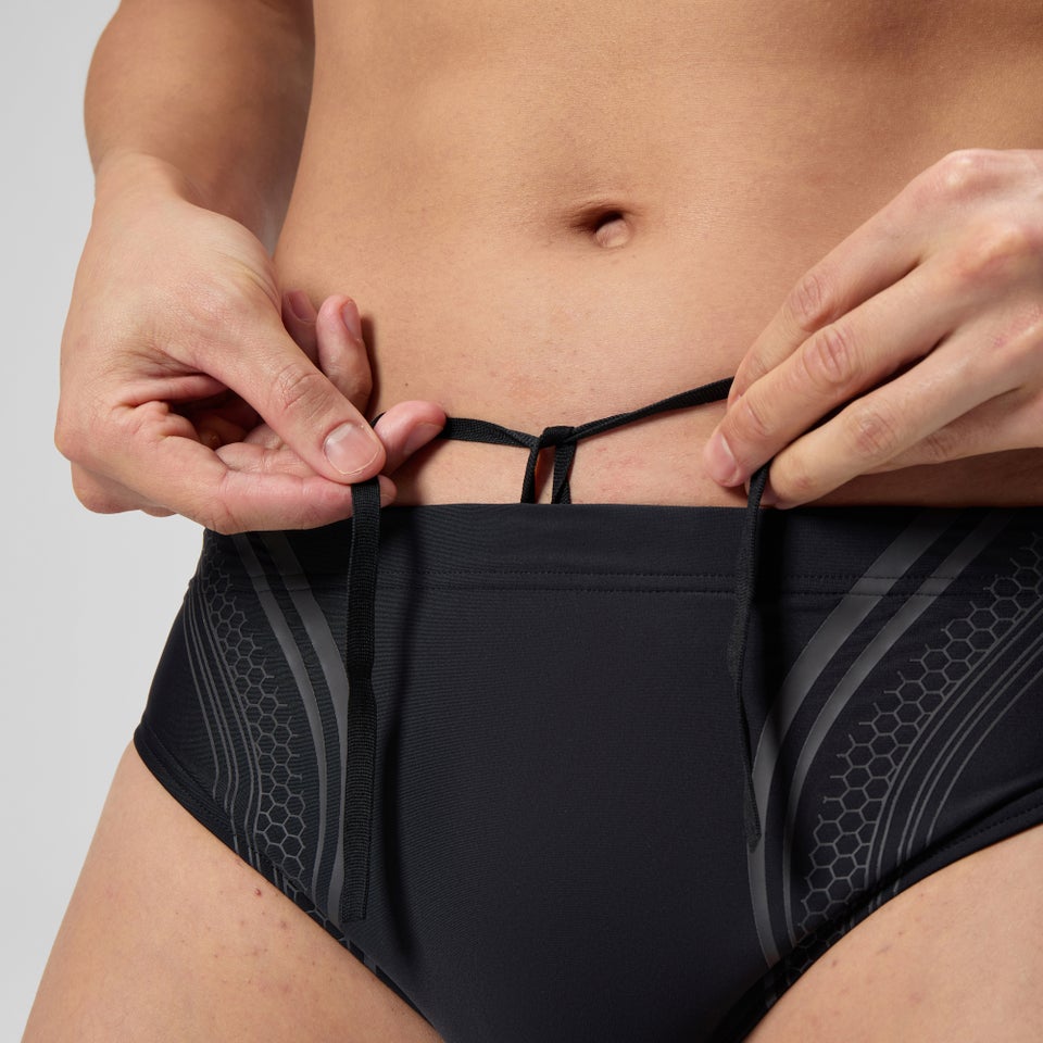 Men's Printed Vanquisher Movement Brief Black