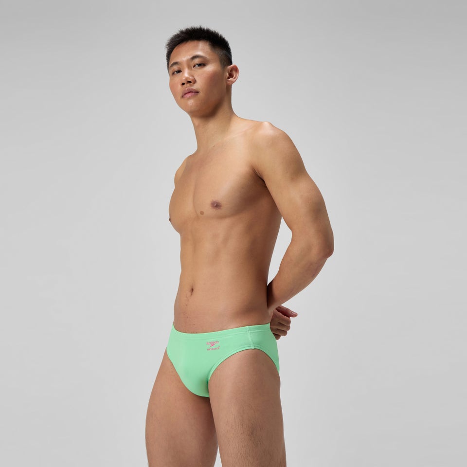 Men's Club Training Solid Brief Green
