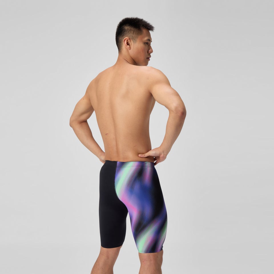 Men's Club Training Printed Jammer Black/Purple