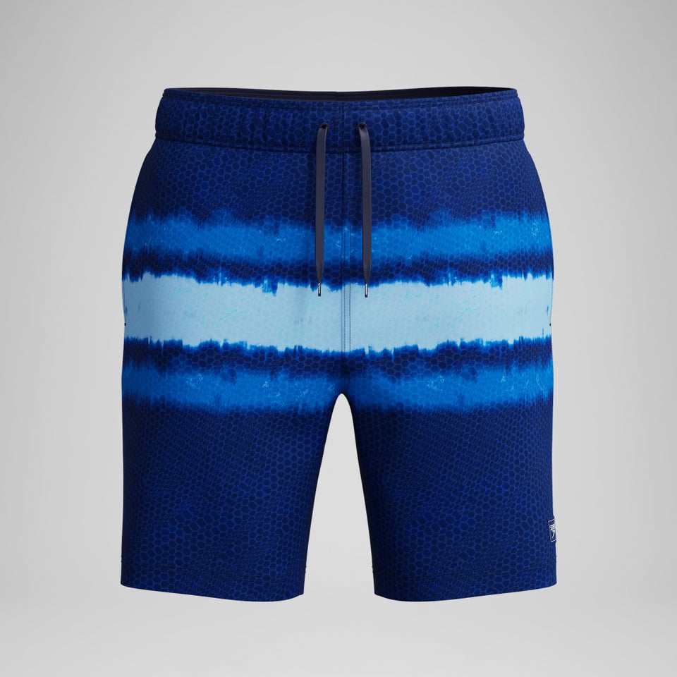 Men's Redondo Edge Printed 45cm Swim Shorts Navy/Blue