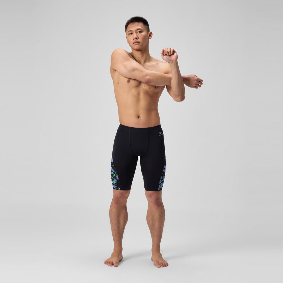 Herren Club Training Splice Schwimmhose Schwarz/Blau