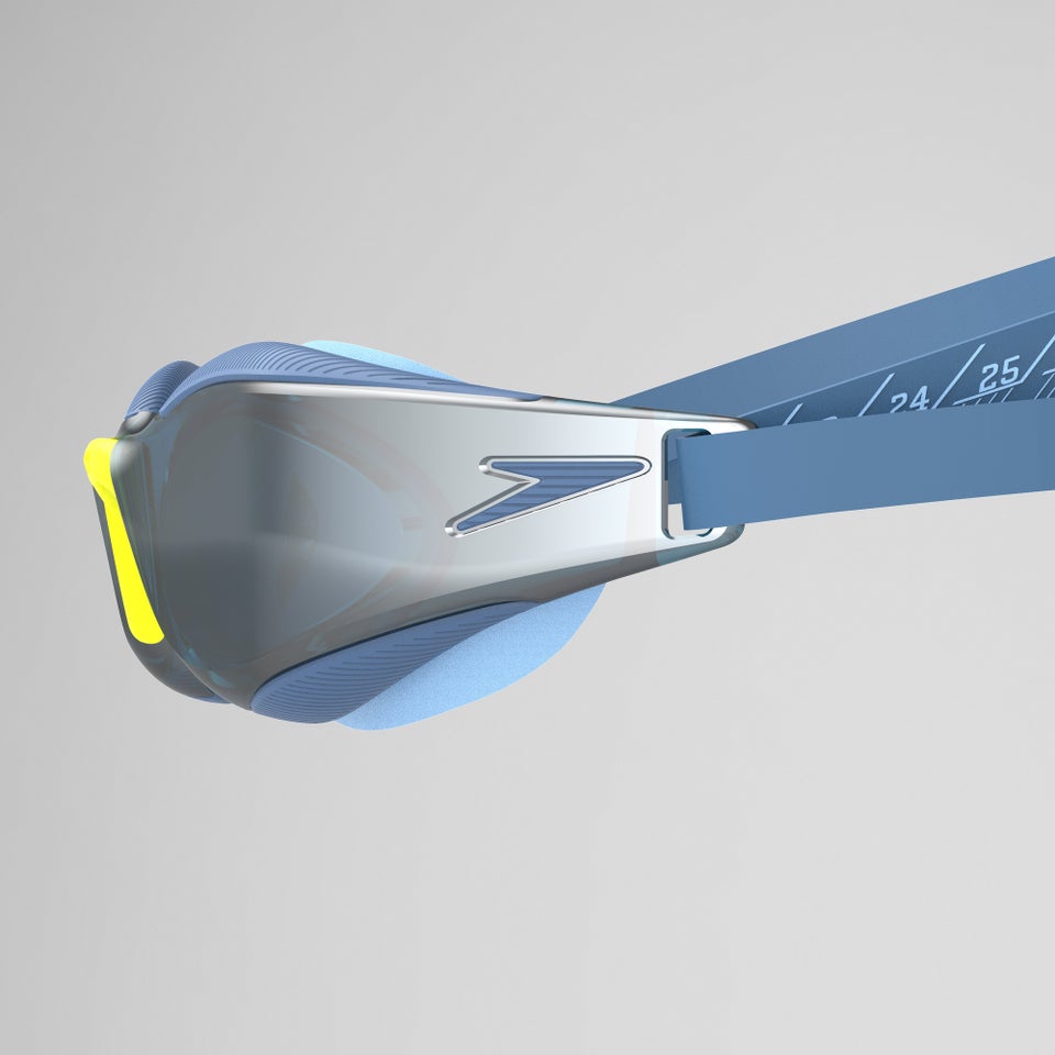 Erwachsene Fastskin Hyper Elite verspiegelte Schwimmbrille Blau/Silber