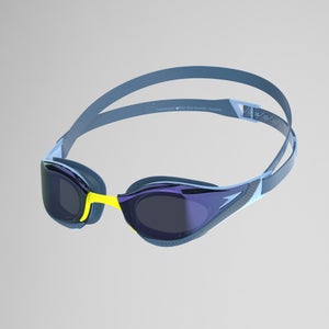 Lunettes de natation Adulte Fastskin Pure Focus à effet miroir bleu/gris