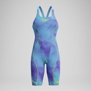 Female Fastskin HyperSpark Openback Kneeskin Blue/Purple