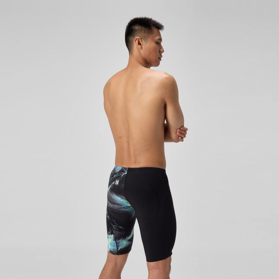 Herren Fastskin LZR Ignite Schwimmhose Schwarz/Grau