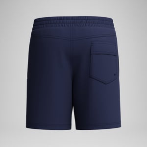 Jungen Medley Badeshorts 38 cm mit Logo Marineblau/Blau