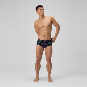 Men's Club Training Printed 13.5cm Brief Black/Blue