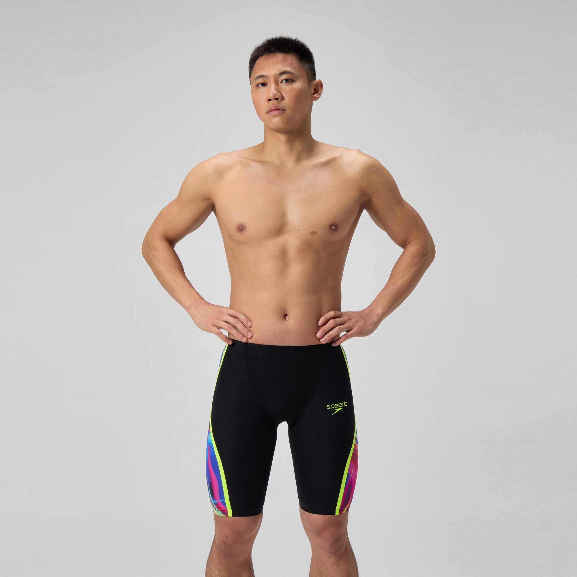 Men's Fastskin LZR Pure Intent 2.0 High Waist Jammer Black/Yellow