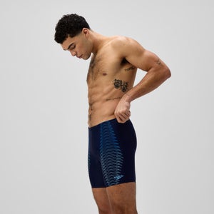 Men's Duo Logo Logo Print Mid Jammer Navy/Blue