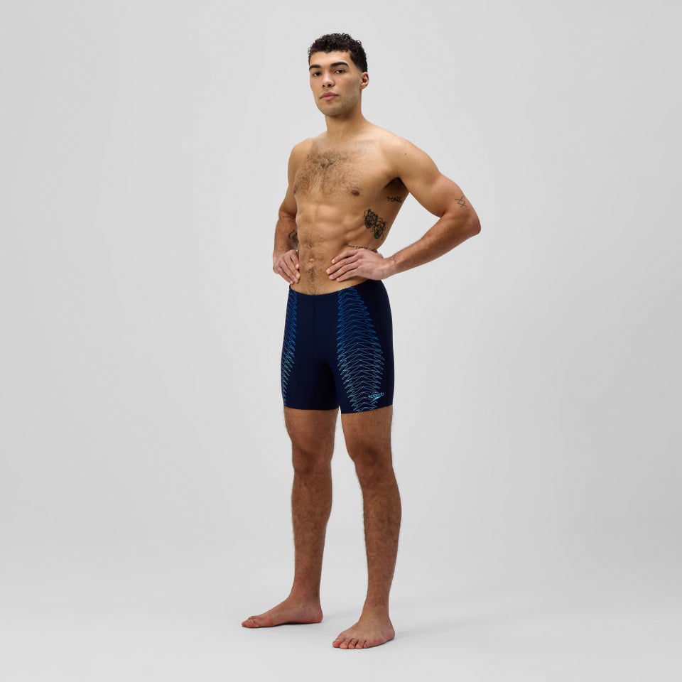 Men's Duo Logo Logo Print Mid Jammer Navy/Blue