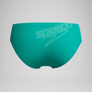 Slip de bain Garçon Logo turquoise