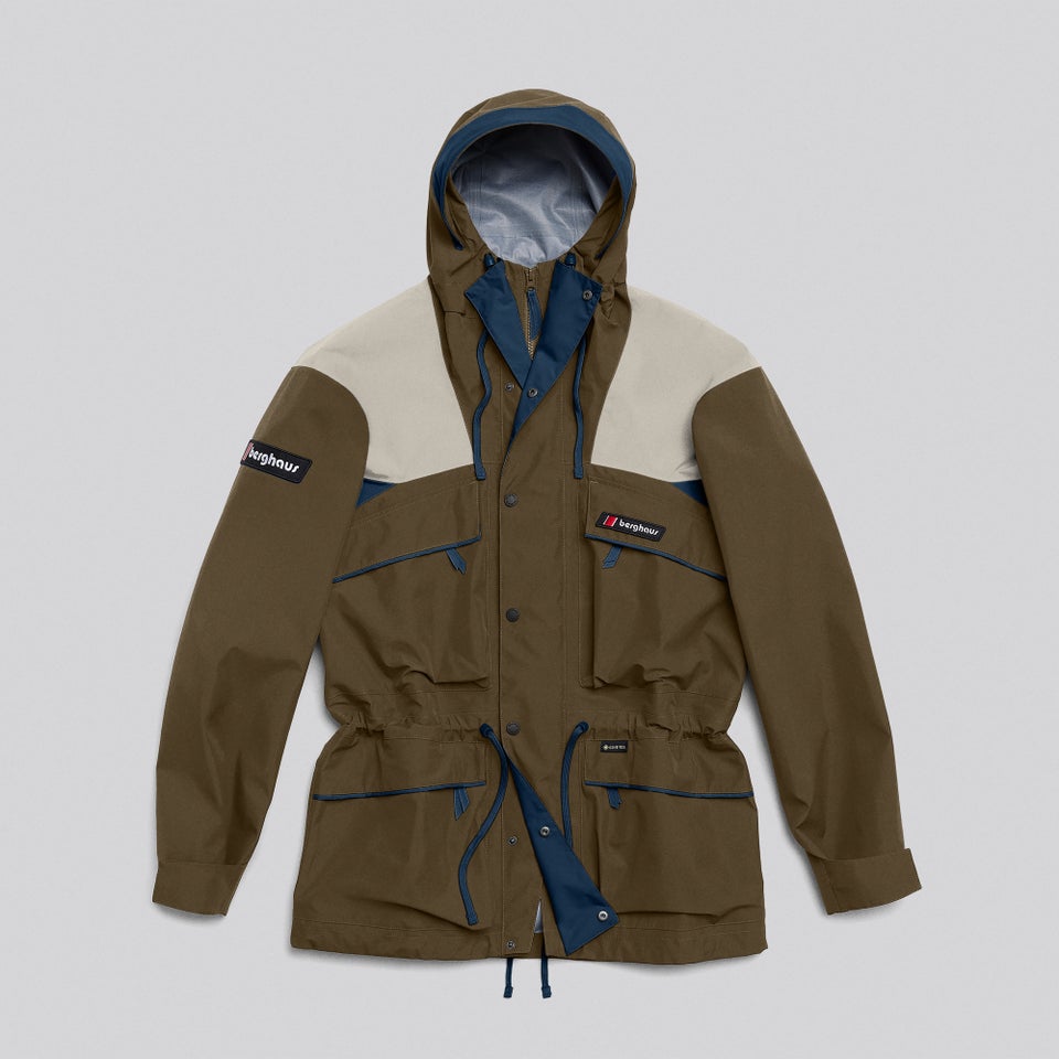 Wasserdichte Trango Gore-Tex Damen-Jacke - Braun/Grau