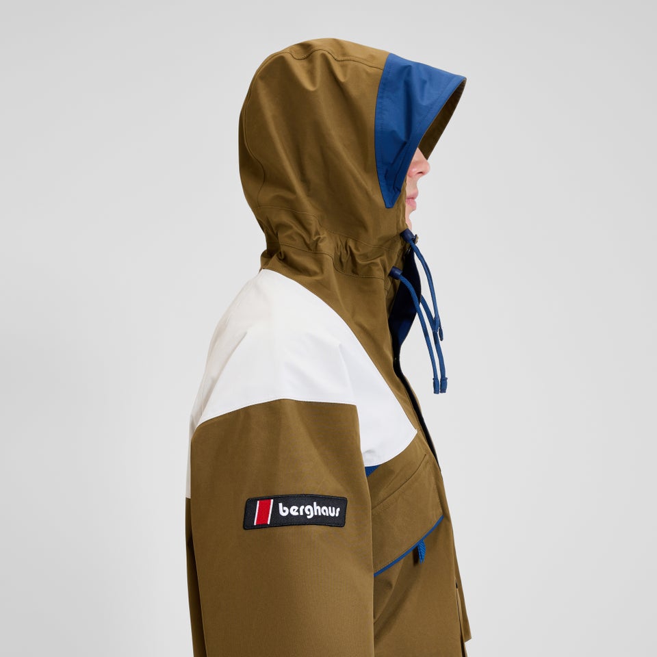 Wasserdichte Trango Gore-Tex Damen-Jacke - Braun/Grau