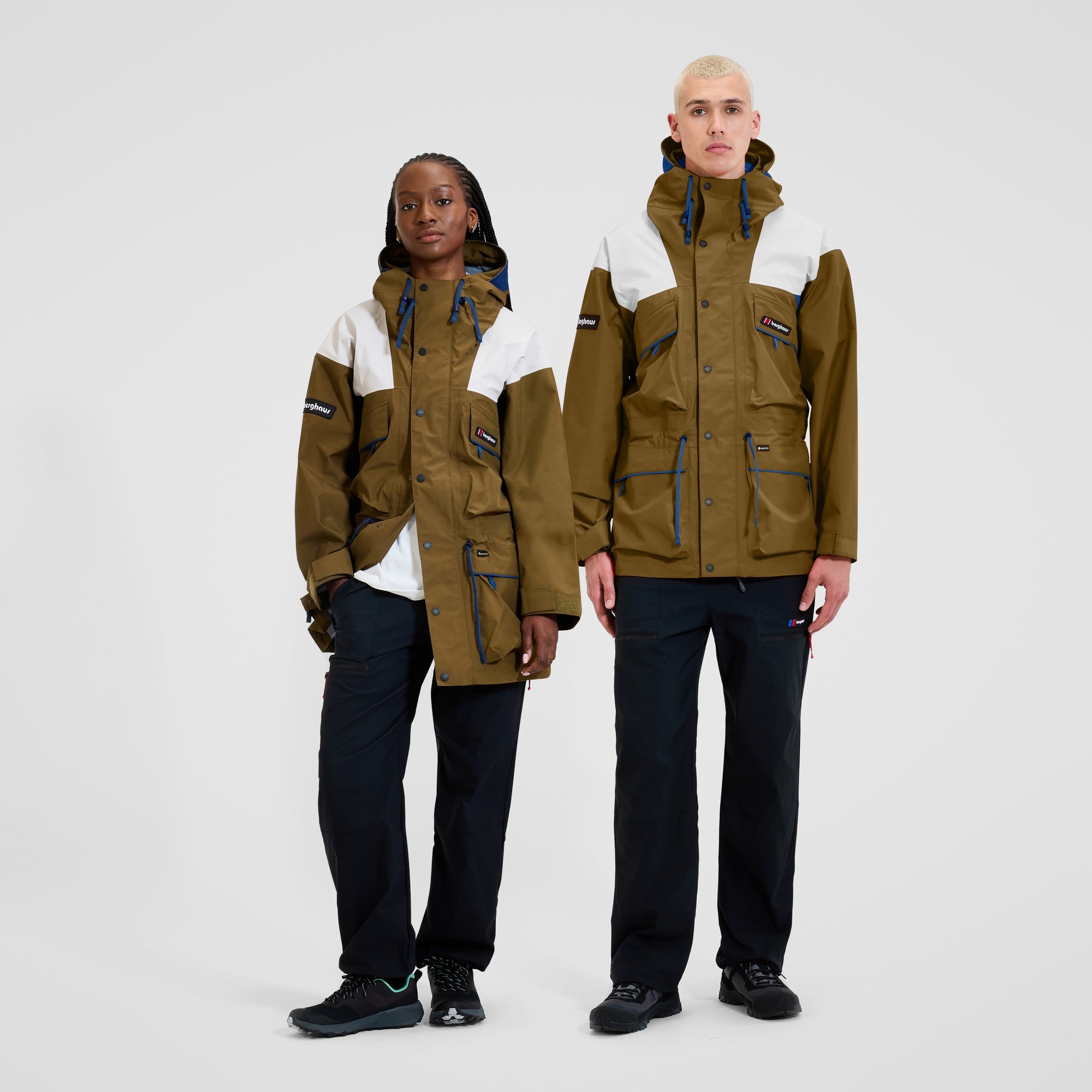 Unisex Trango Gore-Tex Waterproof Jacket - Brown/Grey | Berghaus