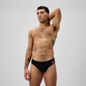 Men's Medley Logo 3" Brief Black