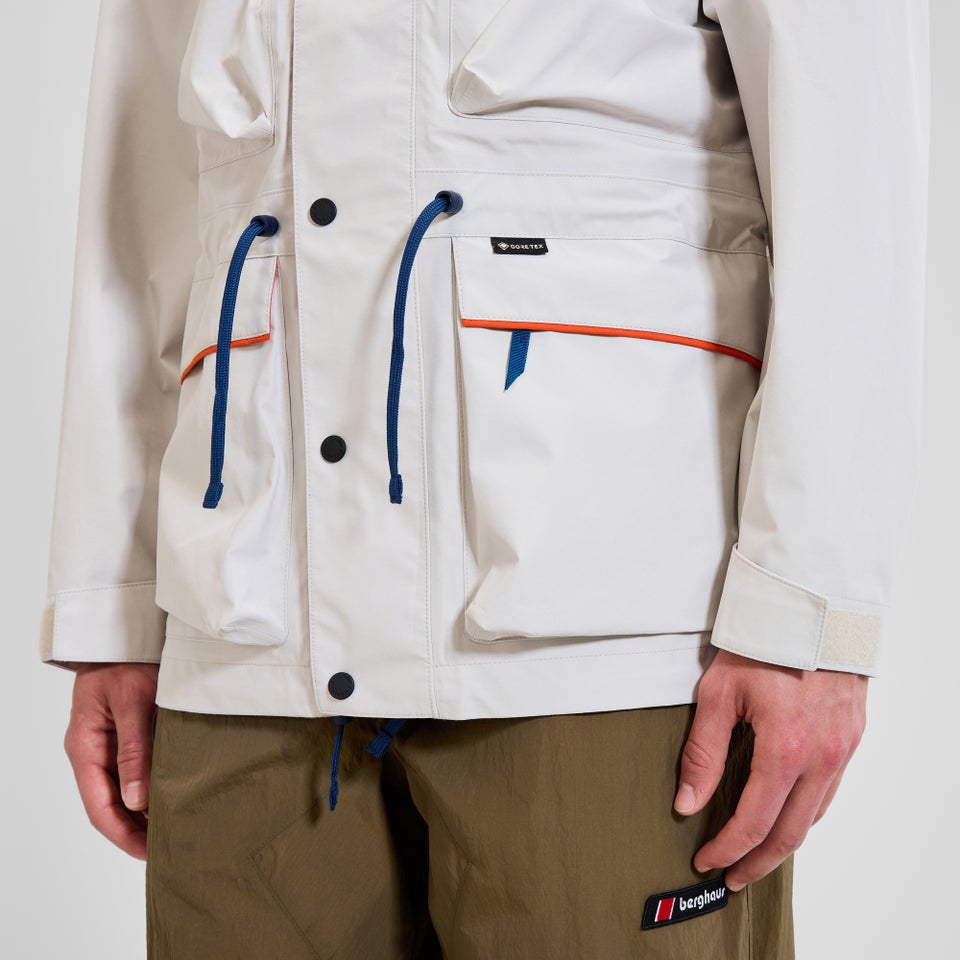 Wasserdichte Trango Gore-Tex Damen-Jacke - Grau/Blau