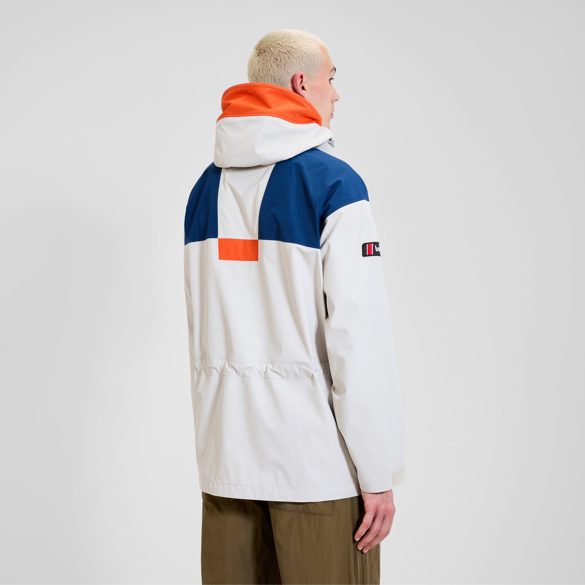 英国製 Berghaus GORE-TEX WHITE HEAT 赤青 Unisex Trango Gore-Tex Waterproof Jacket - Grey/Blue | Berghaus