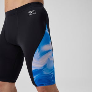 Men's Club Training Printed Splice Jammer Black/Blue