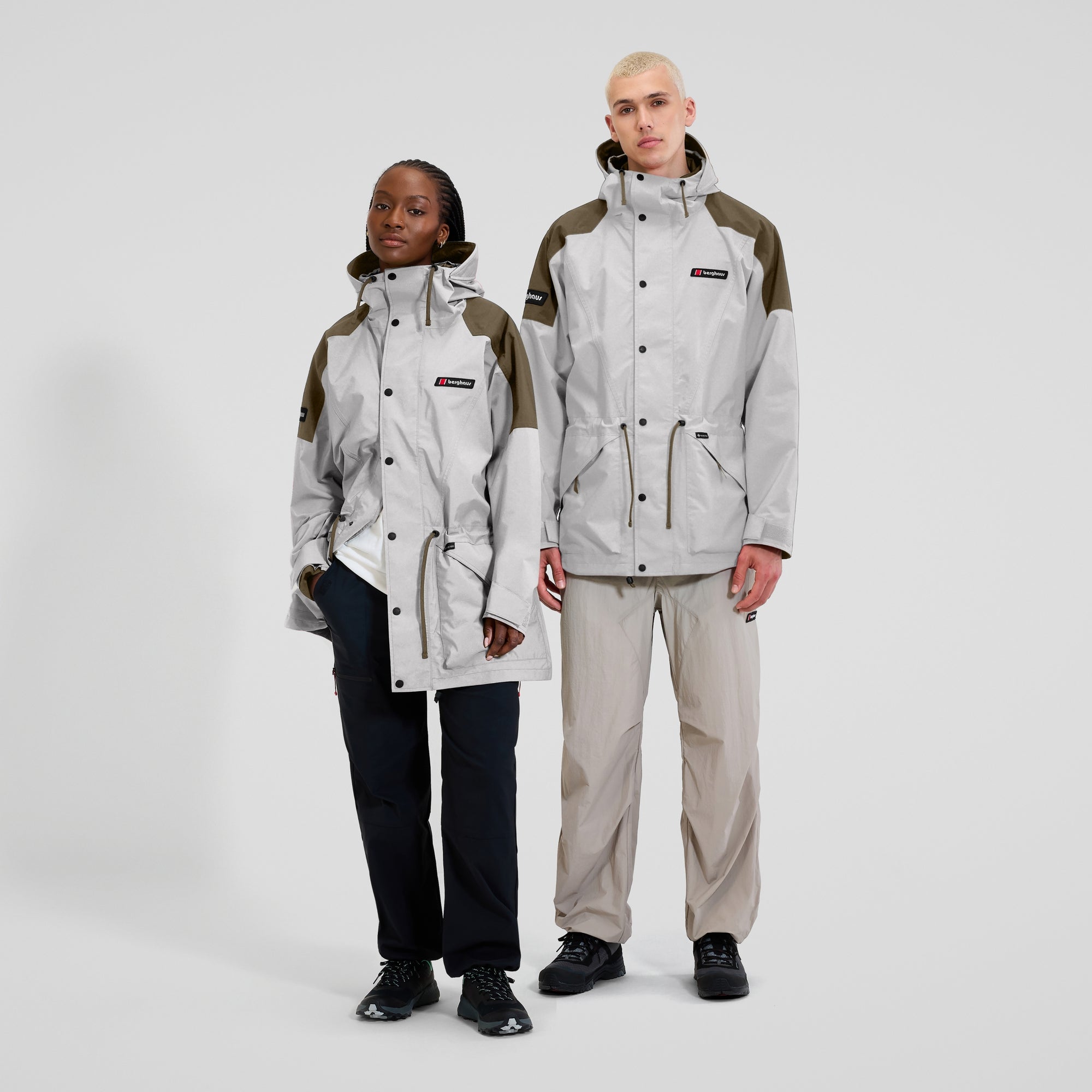 Unisex Meru Mountain Gore-Tex Jacket - Brown/Grey | Berghaus