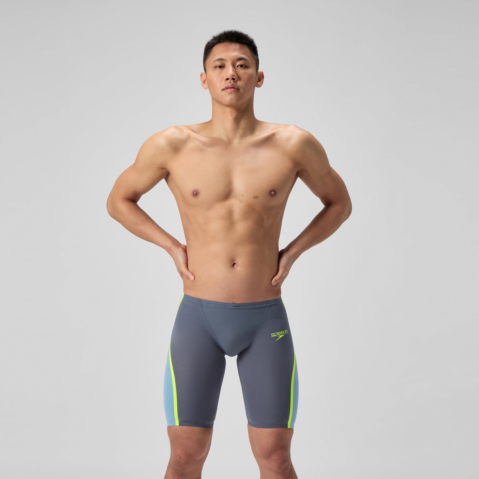 水着・ラッシュガード speed Fastskin LZR Pure Intent 2.0 Men's Fastskin LZR Pure Intent 2.0 Jammer Grey/Blue | Speedo UK