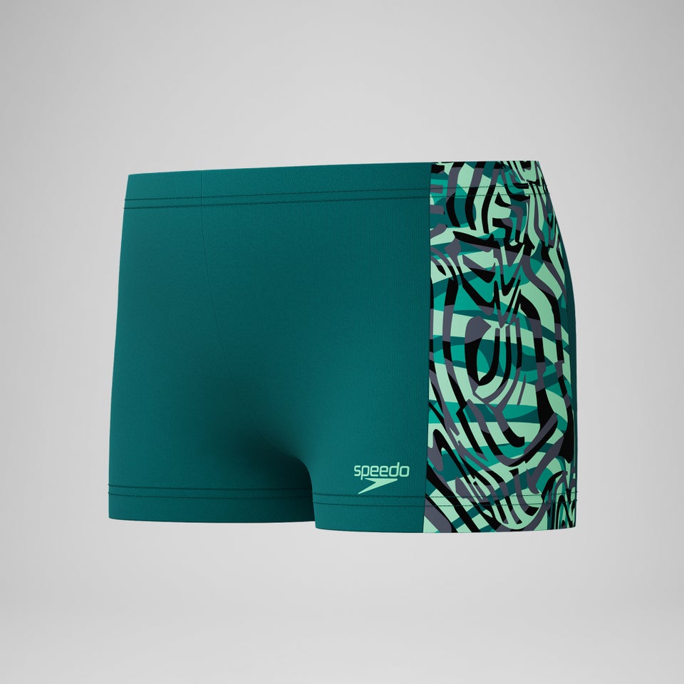 Boys Panel Aquashort Green